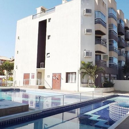 Apartamento Com Vista Do Mar Em Residencial Com Piscina Florianopolis Bagian luar foto