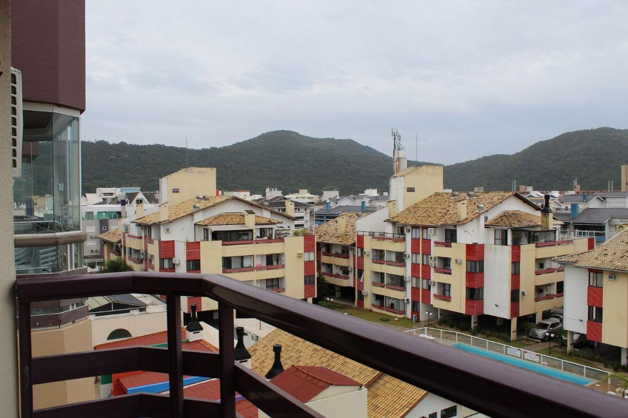 Apartamento Com Vista Do Mar Em Residencial Com Piscina Florianopolis Bagian luar foto