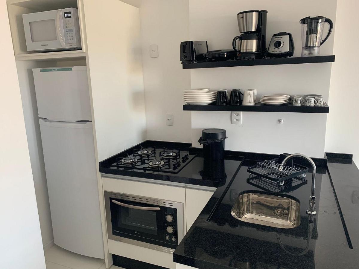 Apartamento Com Vista Do Mar Em Residencial Com Piscina Florianopolis Bagian luar foto