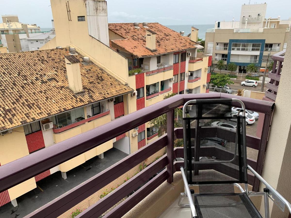 Apartamento Com Vista Do Mar Em Residencial Com Piscina Florianopolis Bagian luar foto
