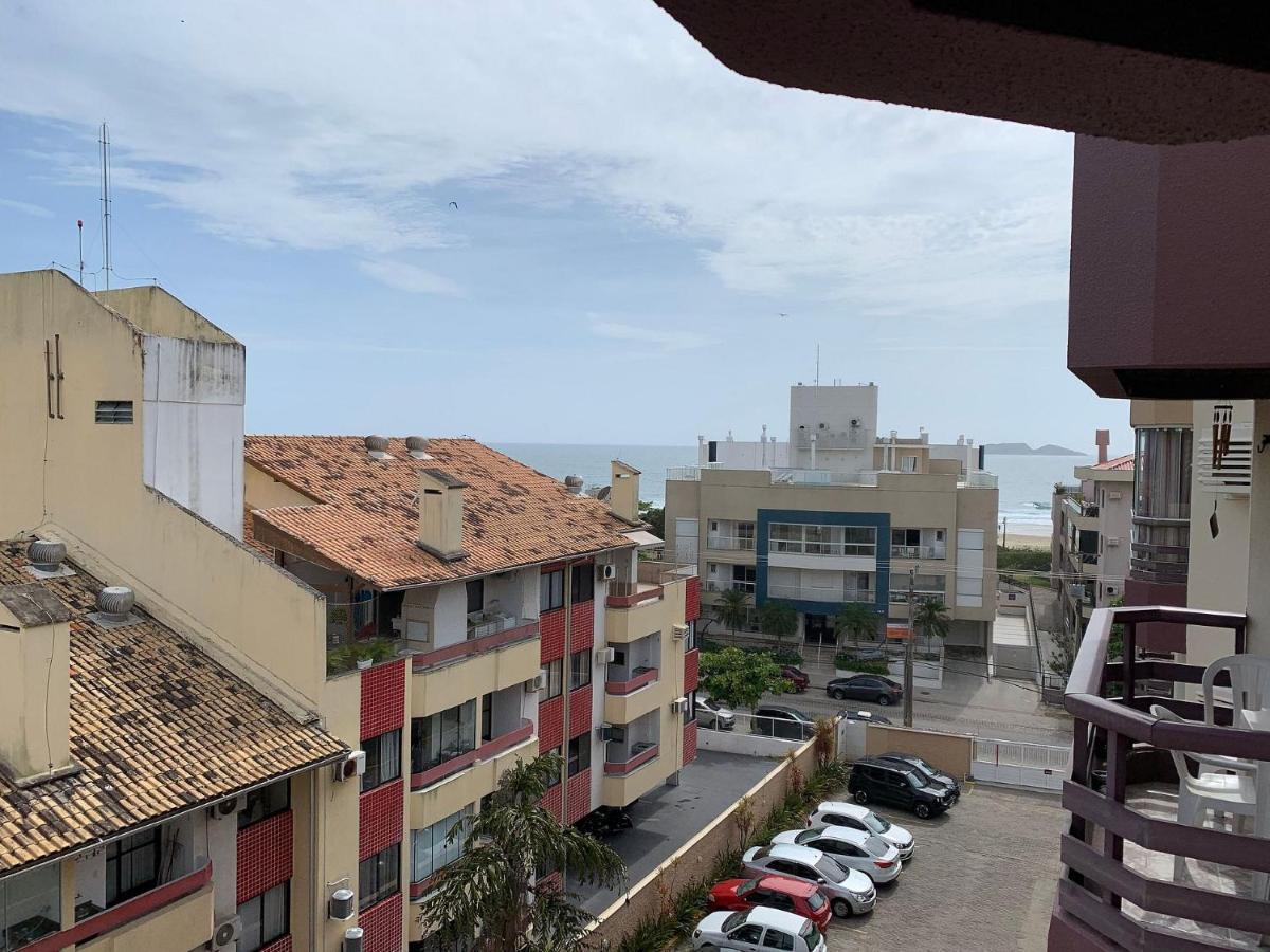 Apartamento Com Vista Do Mar Em Residencial Com Piscina Florianopolis Bagian luar foto