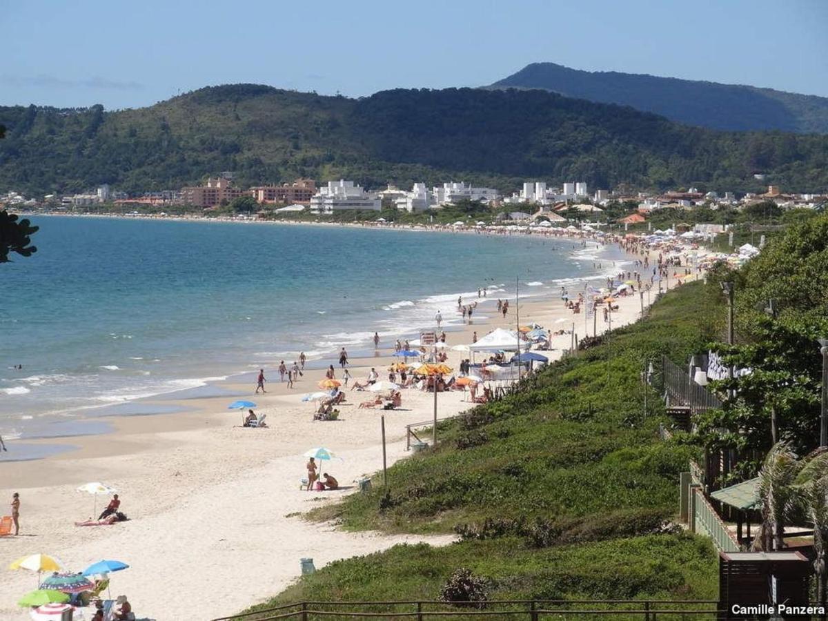 Apartamento Com Vista Do Mar Em Residencial Com Piscina Florianopolis Bagian luar foto