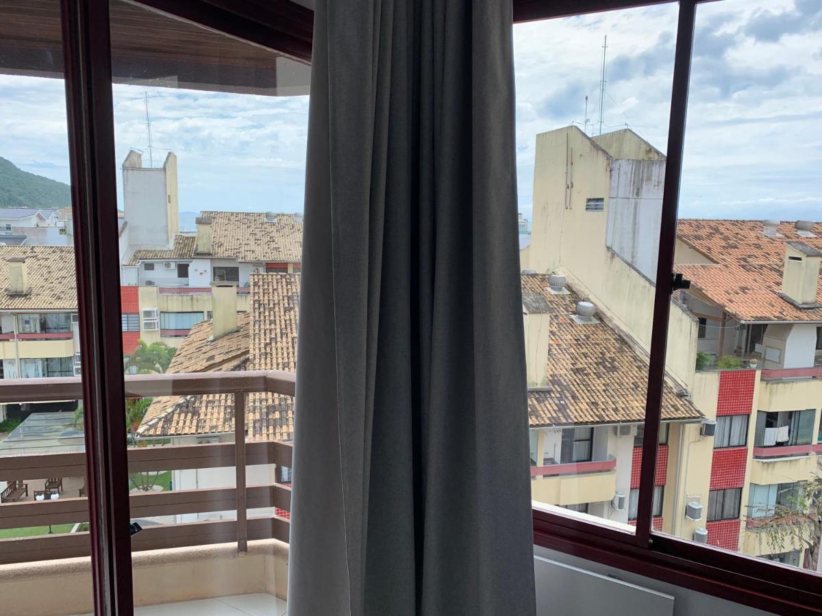 Apartamento Com Vista Do Mar Em Residencial Com Piscina Florianopolis Bagian luar foto