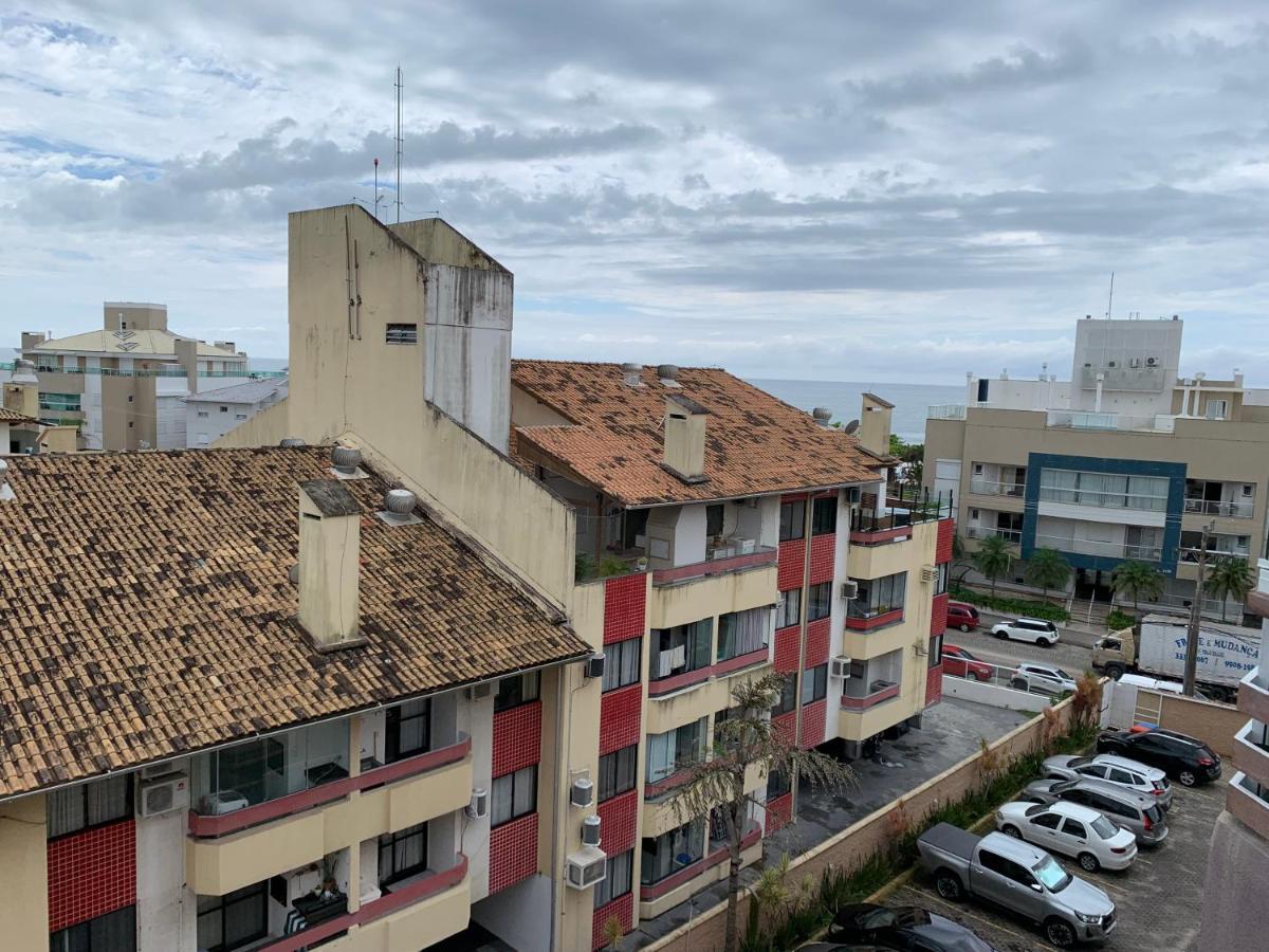 Apartamento Com Vista Do Mar Em Residencial Com Piscina Florianopolis Bagian luar foto
