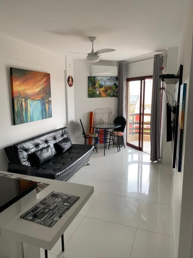 Apartamento Com Vista Do Mar Em Residencial Com Piscina Florianopolis Bagian luar foto