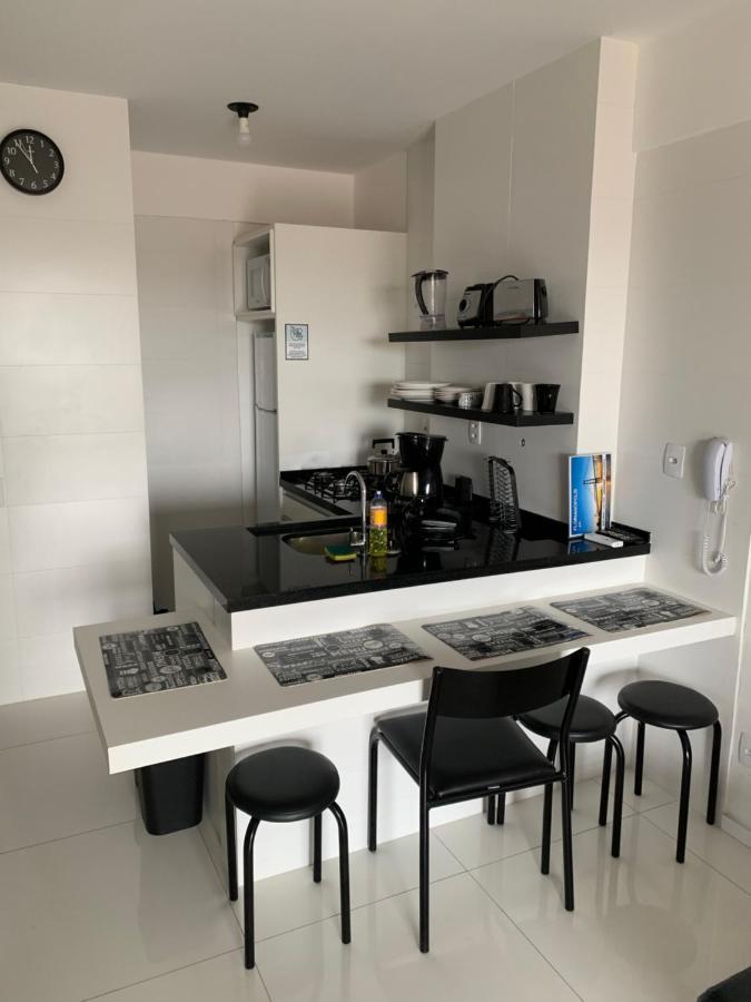 Apartamento Com Vista Do Mar Em Residencial Com Piscina Florianopolis Bagian luar foto