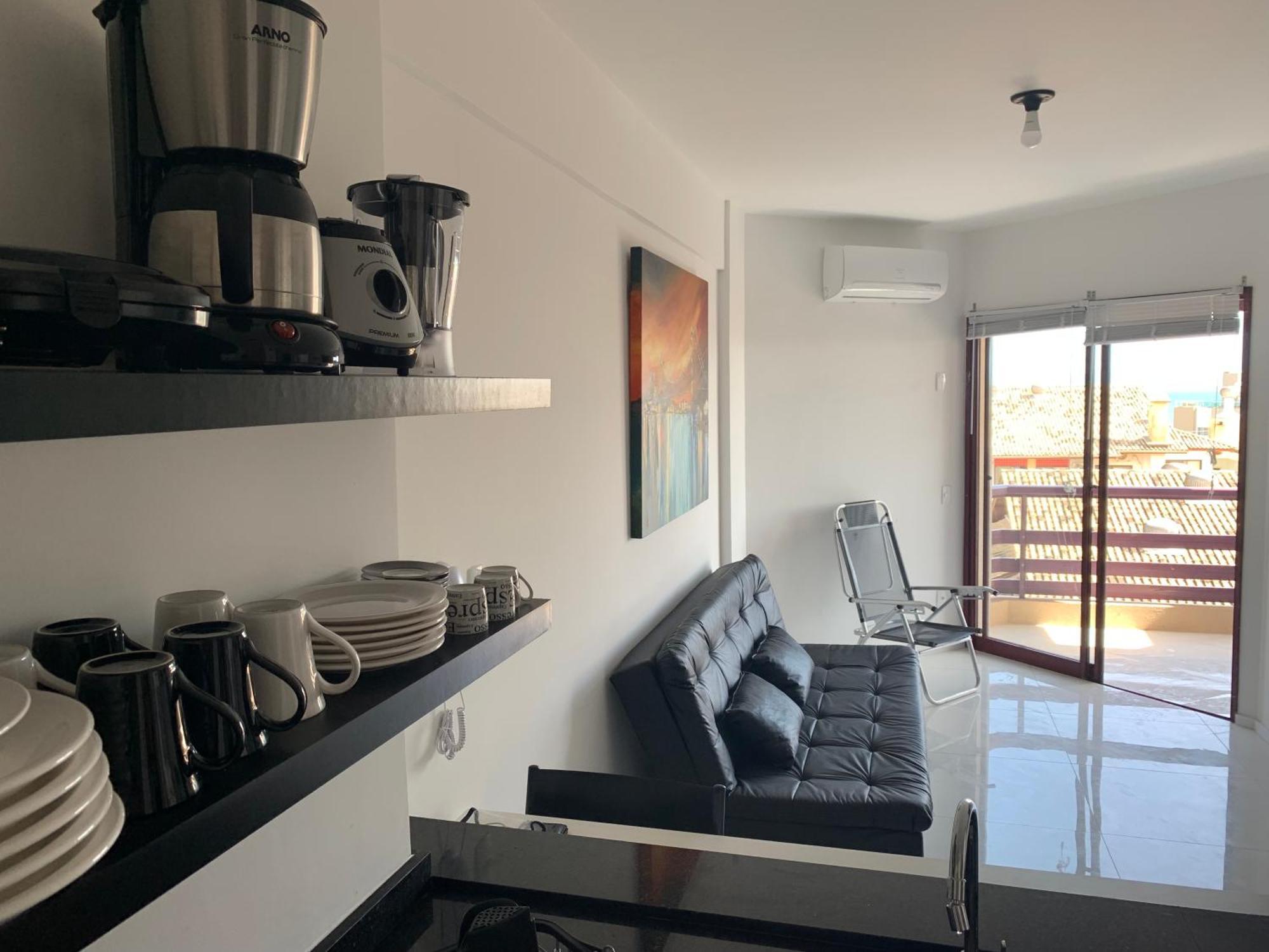Apartamento Com Vista Do Mar Em Residencial Com Piscina Florianopolis Bagian luar foto