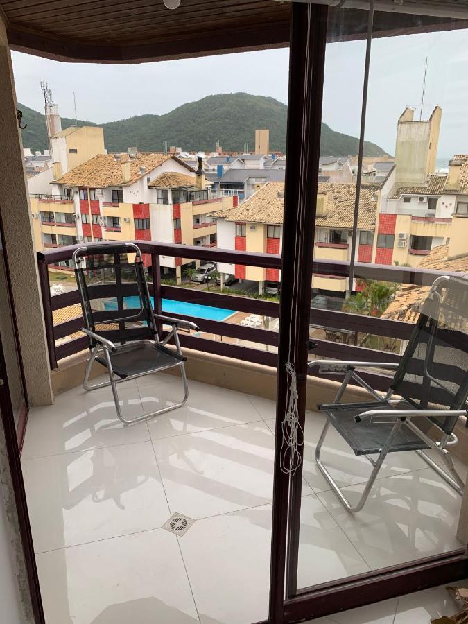 Apartamento Com Vista Do Mar Em Residencial Com Piscina Florianopolis Bagian luar foto