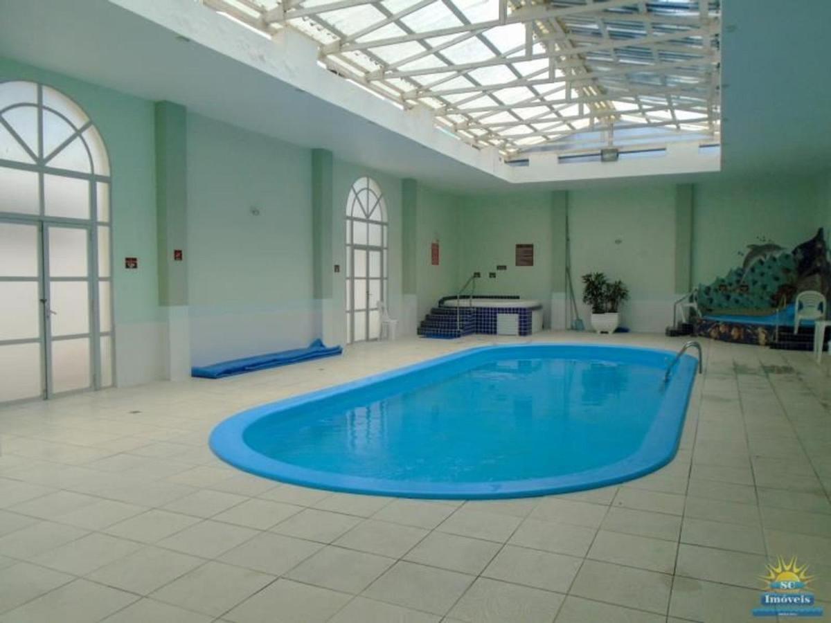 Apartamento Com Vista Do Mar Em Residencial Com Piscina Florianopolis Bagian luar foto