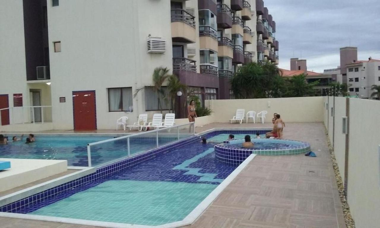 Apartamento Com Vista Do Mar Em Residencial Com Piscina Florianopolis Bagian luar foto