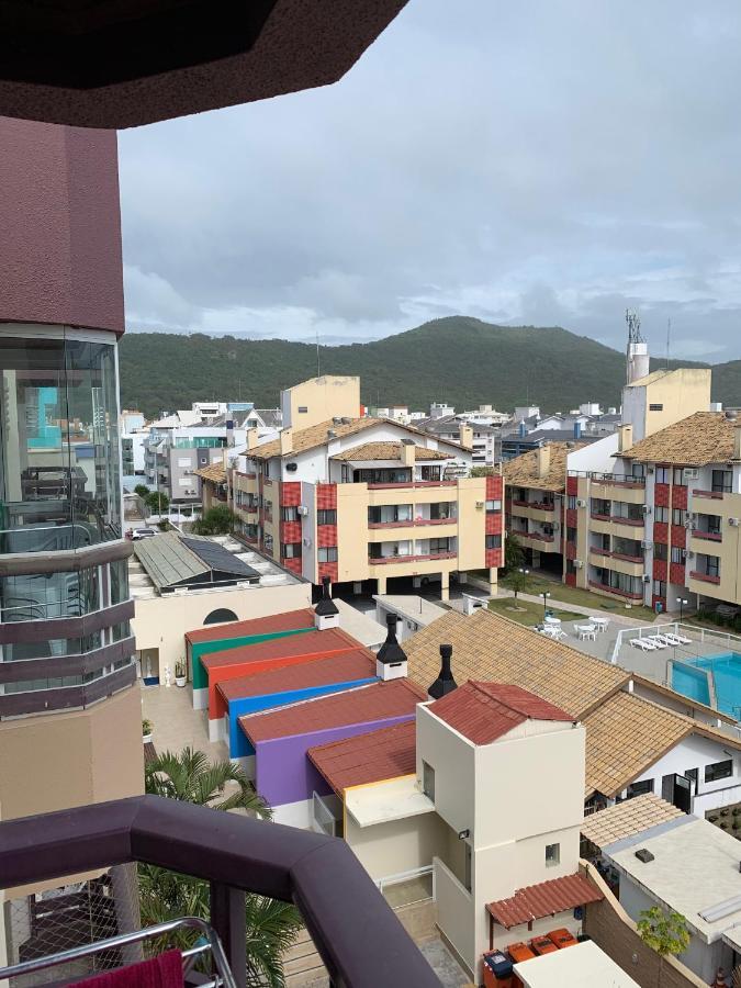 Apartamento Com Vista Do Mar Em Residencial Com Piscina Florianopolis Bagian luar foto